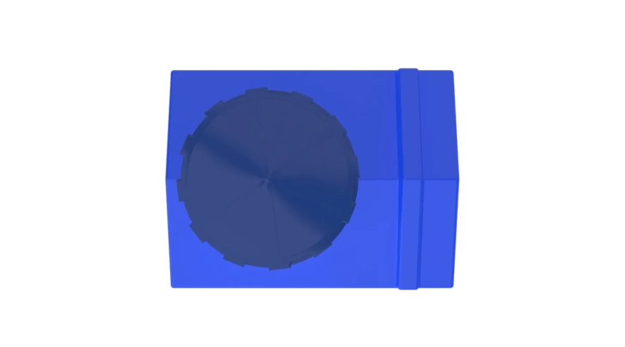 100 litre dikdörtgen su deposu - Mavi