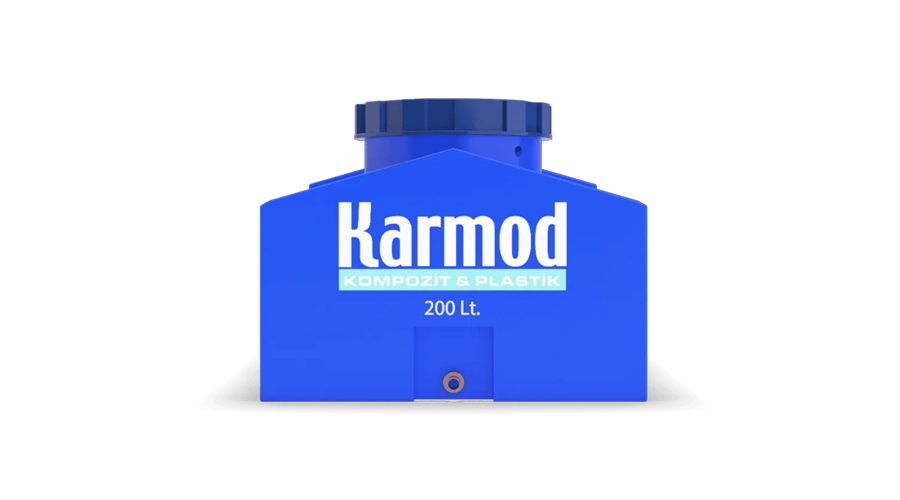 200 litre dikdörtgen su deposu modelleri - Mavi