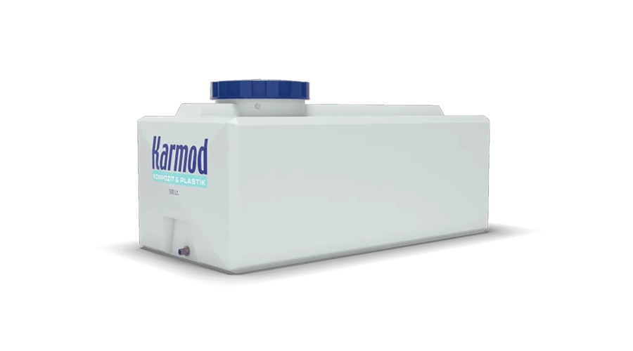 500 litre dikdörtgen su deposu modelleri - Beyaz