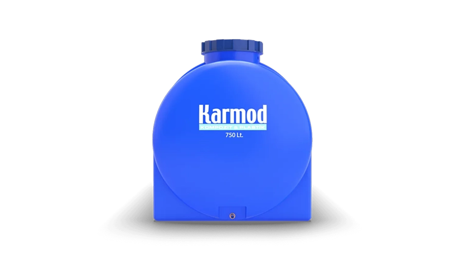750 litre yatay su deposu modelleri - Mavi